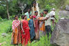 Adivasi women training in using GPS for FRA mapping