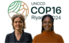 Both ENDS at COP16: Nathalie van Haren and Yordanos Mulder